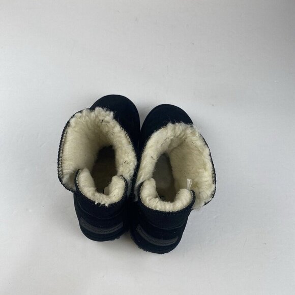 TOMMY BAHAMA AFET Size 7 Black Suede Women’s Ankle‎ Winter Cozy Boots Used - Picture 3 of 16